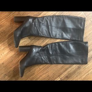 Leather Knee-High Boots- Excellent Condition